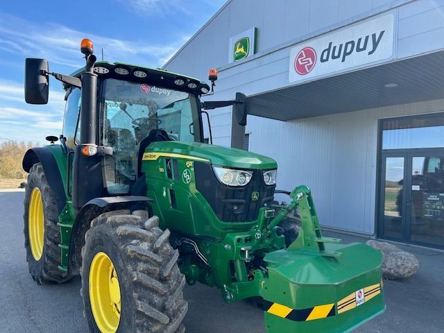 E-FARM: John Deere 6R 130 - Tracteur - id 2MAYMAD - Année: 2023 - Lecture du nombre d'heure: 200,Puissance du moteur (chevaux): 130,France