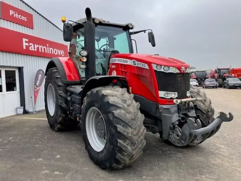 E-FARM: Massey Ferguson 8735S Dyna-VT - Traktor - id RFJG2VJ - 98.000 € - Baujahr: 2018 - Abgelesene Motorstunden: 5.140,Motorleistung (PS): 350,Frankreich