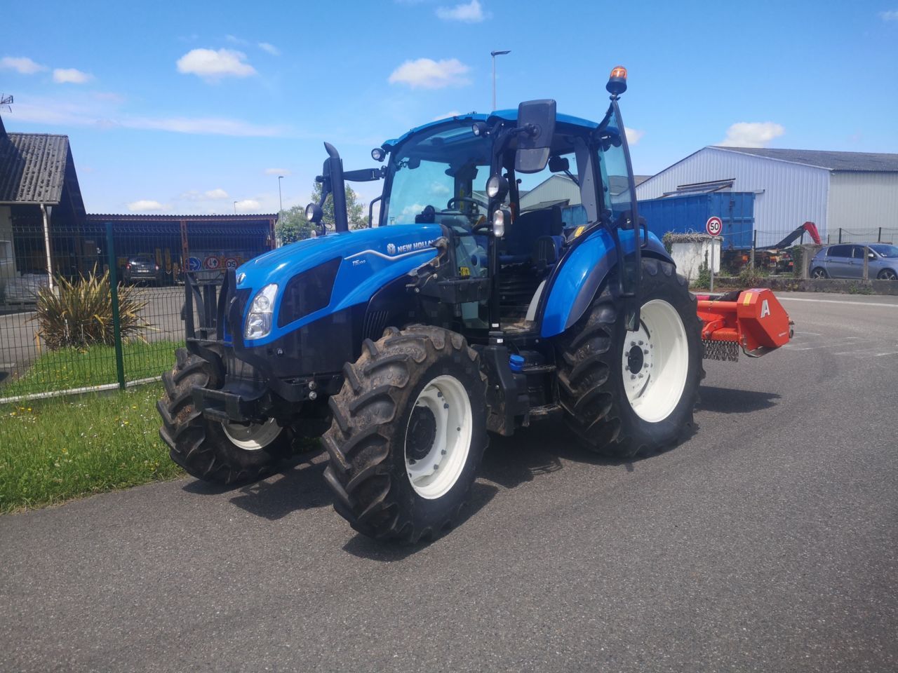 E-FARM: New Holland T5.100 - Tractor - id EEIQURZ - €60,000 - Year of construction: 2023 - Engine hours: 879,Engine power (HP): 100,France
