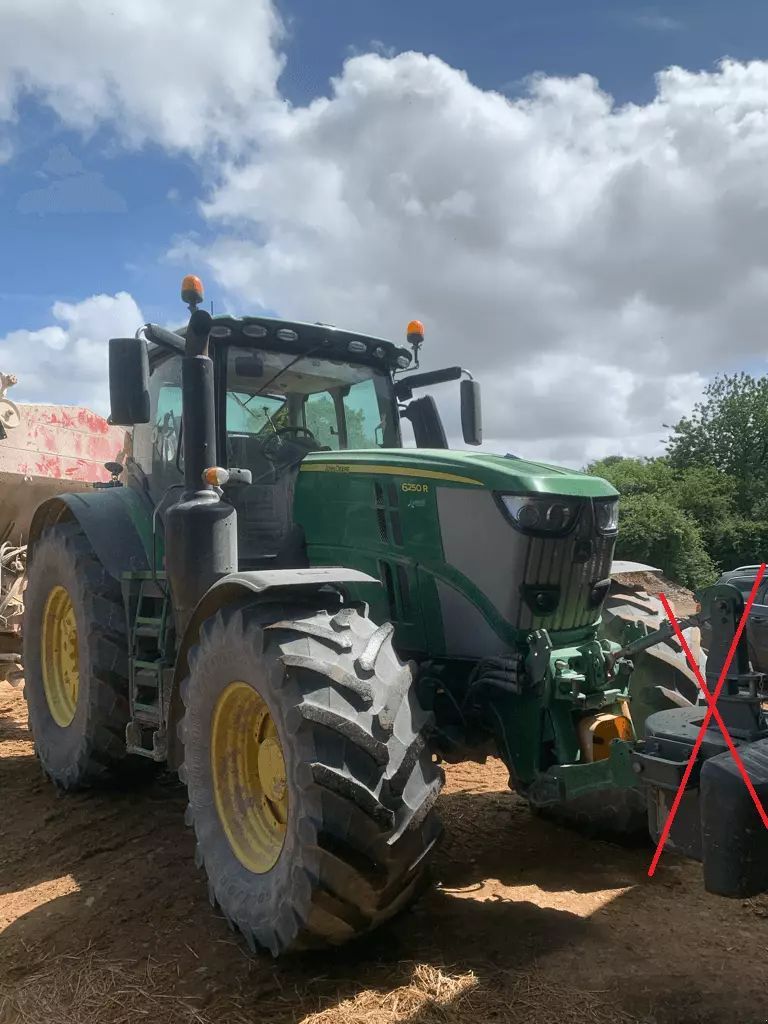 E-FARM: John Deere 6250 R - Tractor - id R1JF7PS - €96,000 - Year of construction: 2020 - Engine hours: 5,150,Engine power (HP): 250,France