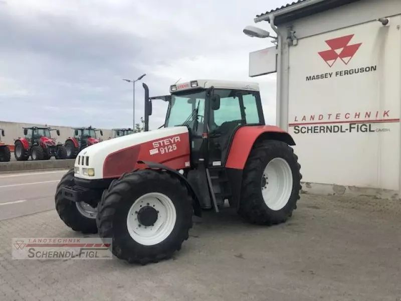 E-FARM: Steyr 9125 - Tracteur - id PGJLR8F - 34 425 € - Année: 1999 - Lecture du nombre d'heure: 10 550,Puissance du moteur (chevaux): 125,Autriche