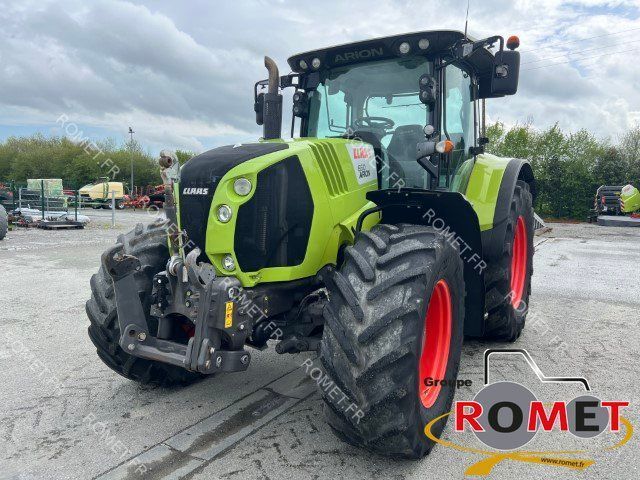 E-FARM: Claas Arion 650 - Tractor - id 5QT3ED4 - €62,000 - Year of construction: 2017 - Engine hours: 5,460,Engine power (HP): 180,France