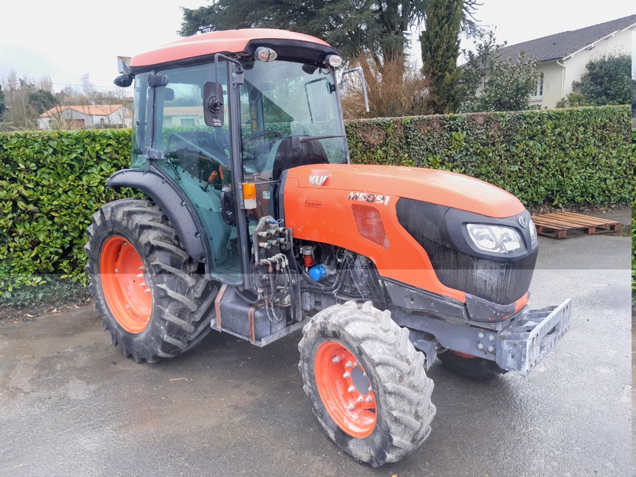 E-FARM: Kubota M5091 - Tractor - id R444SS2 - €29,000 - Year of construction: 2019 - Engine hours: 2,800,Engine power (HP): 93,France