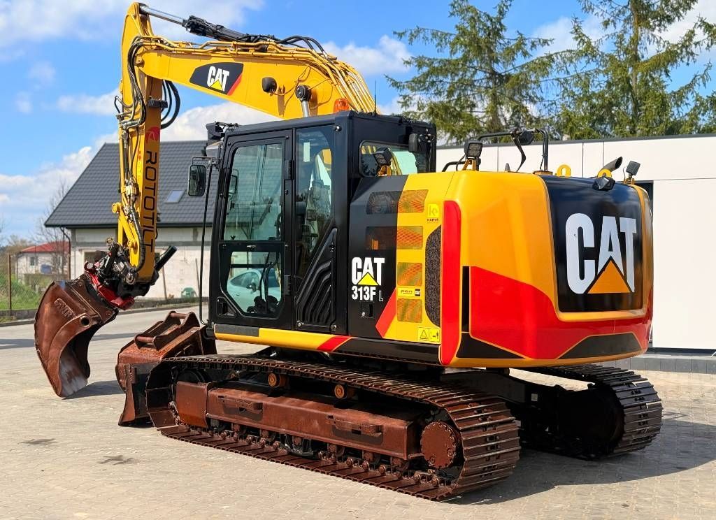 Caterpillar 313 f l 2016 rototilt r5 313fl koparka gąsienicowa Excavadora de orugas 63.731 €