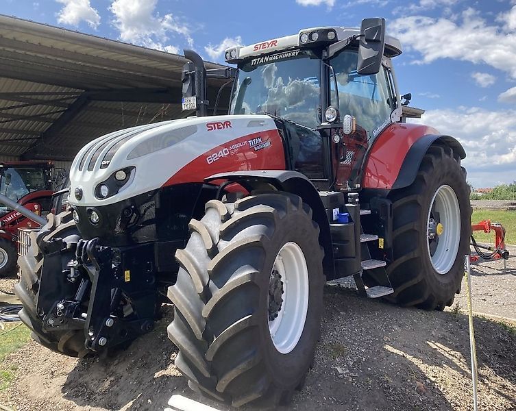 E-FARM: Steyr Absolut 6240 CVT - Tractor - id UQJX7ZR - €159,000 - Year of construction: 2023 - Engine hours: 347,Germany