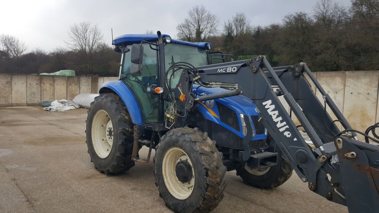E-FARM: New Holland TD5.95 - Tractor - id INLS7Z3 - Año: 2021 - Horas: 2100,Potencia del motor: 95,Francia
