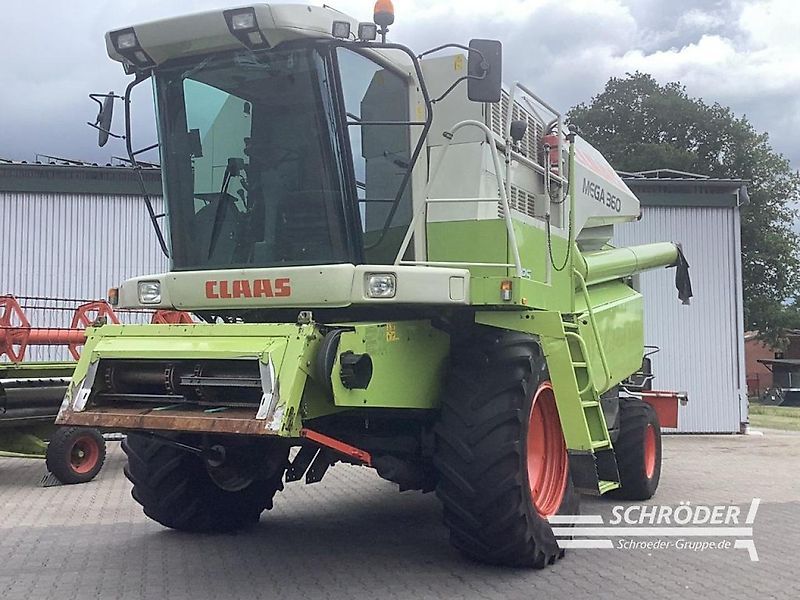 E-FARM: Claas dominator 360 mega + c 600 schneidwerk - Combine harvester - id DB91TZA - €53,885 - Year of construction: 2007 - Engine hours: 5,900,Engine power (HP): 245,Germany