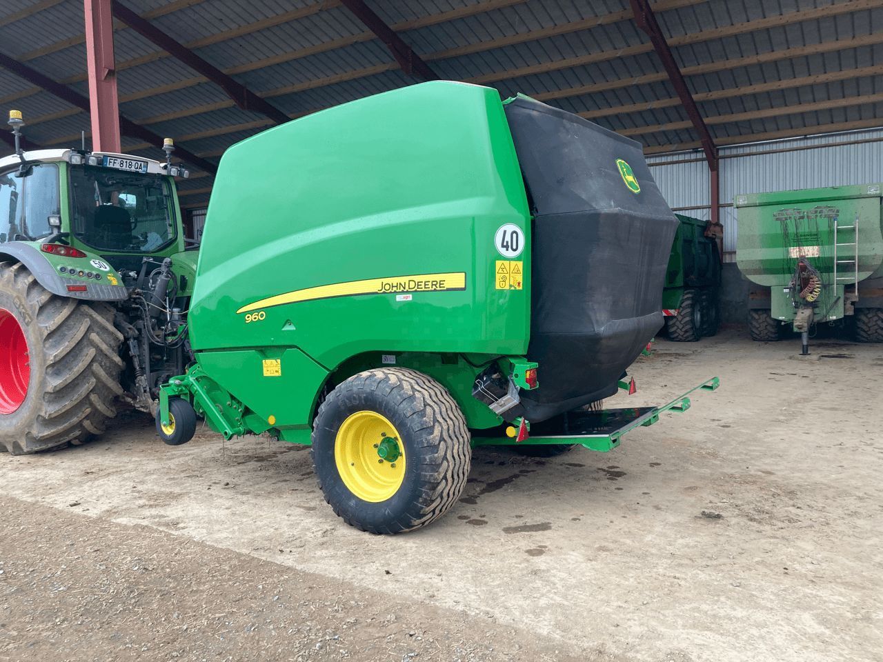 E-FARM: John Deere 960 - Presă de balotat - id QXMK1S3 - 15.000 EUR - Anul: 2013 - Numărul total de baloți produși: 24.500,Franța