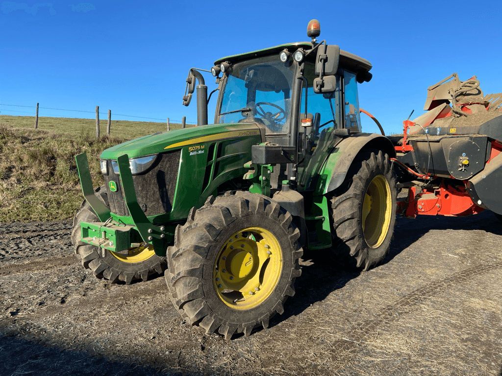 E-FARM: John Deere 5075 M - Tracteur - id BA4BJTK - 41 000 € - Année: 2018 - Lecture du nombre d'heure: 1 450,Puissance du moteur (chevaux): 75,France