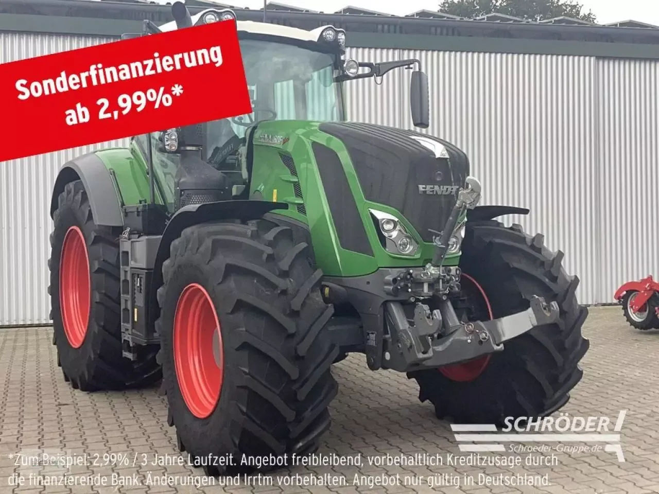 E-FARM: Fendt 828 Vario - Tractor - id WAMNUJG - €159,885 - Year of construction: 2019 - Engine hours: 1,988,Engine power (HP): 287,Germany