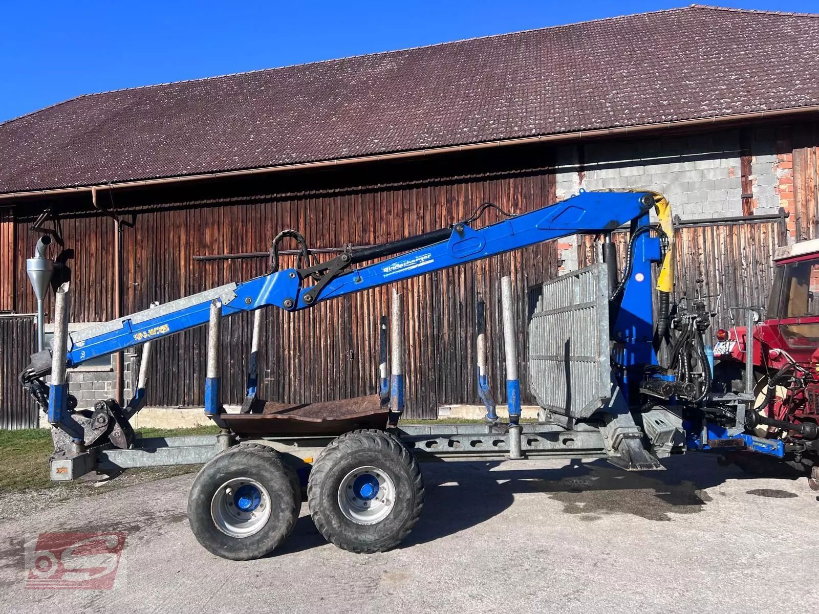 E-FARM: Binderberger rw14 mit penz bp 8000l kran - Forstanhänger - id HVF7SSJ - 26.000 € - Baujahr: 2016 - Österreich