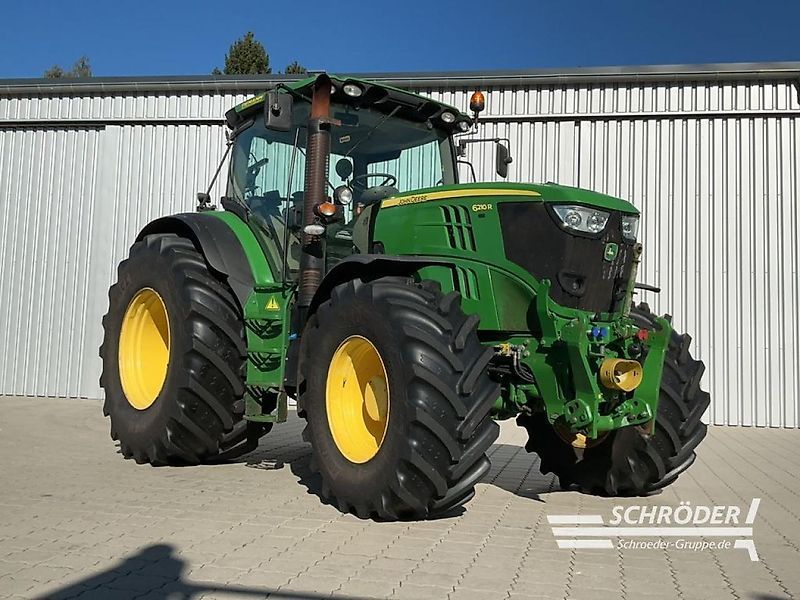 E-FARM: John Deere 6210 R - Tractor - id XNGDBIQ - €54,885 - Year of construction: 2013 - Engine hours: 8,171,Engine power (HP): 209,Germany