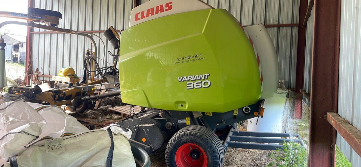 E-FARM: Claas variant 360 - Baler - id HYDTYIA - €16,000 - Year of construction: 2009 - France