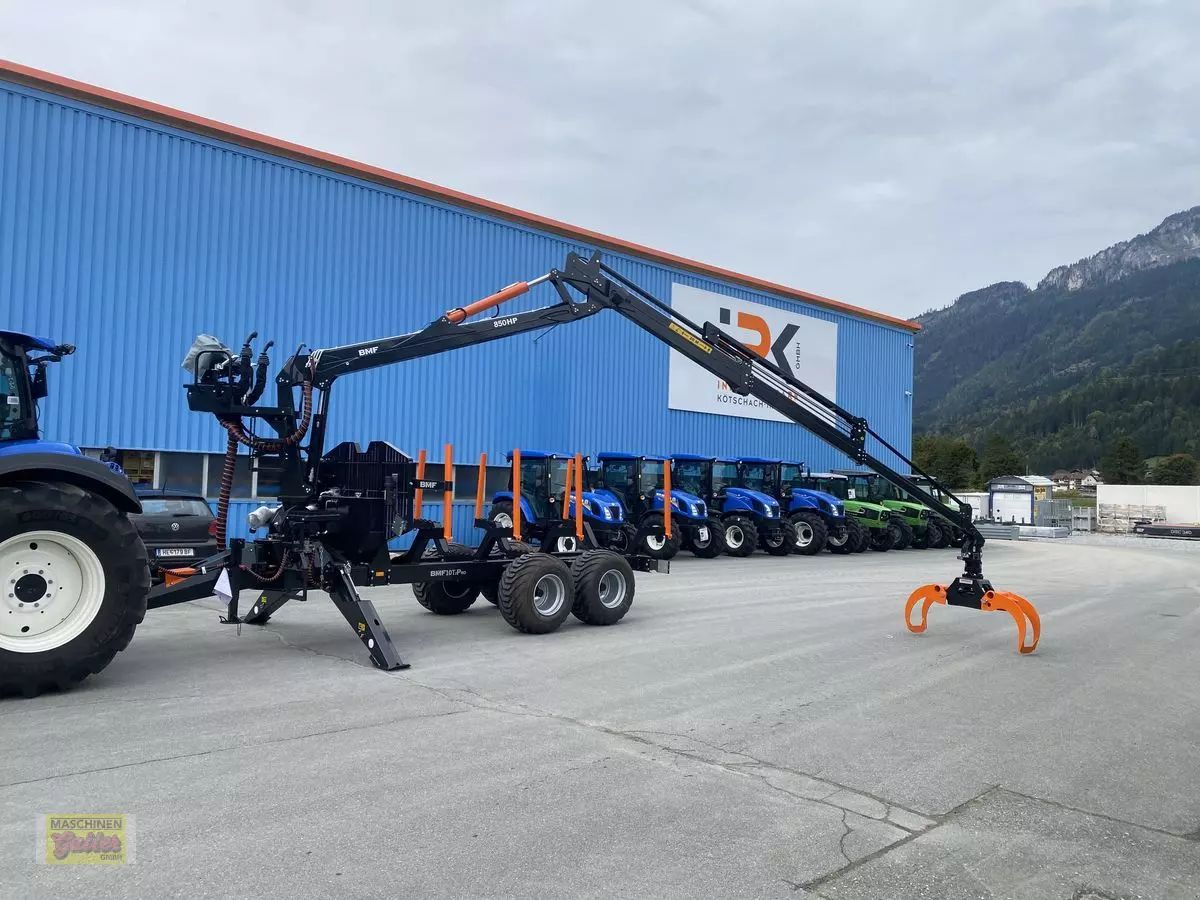 E-FARM: BMF 10t2pro mit kran 850hp und hochsitz - Forestry trailer - id EA5R1CB - Year of construction: 2024 - Austria