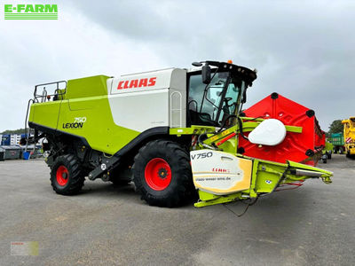 E-FARM: Claas Lexion 750 - Combine harvester - id VEUJJXM - €155,462 - Year of construction: 2013 - Engine hours: 1,959,Engine power (HP): 447,Germany