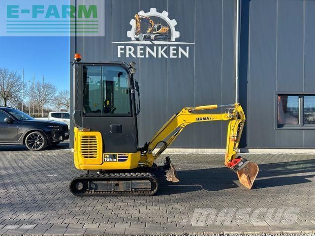 KOMATSU pc16r-3hs 2x prop. minibagger Μίνι εκσκαφέας 17.900 €