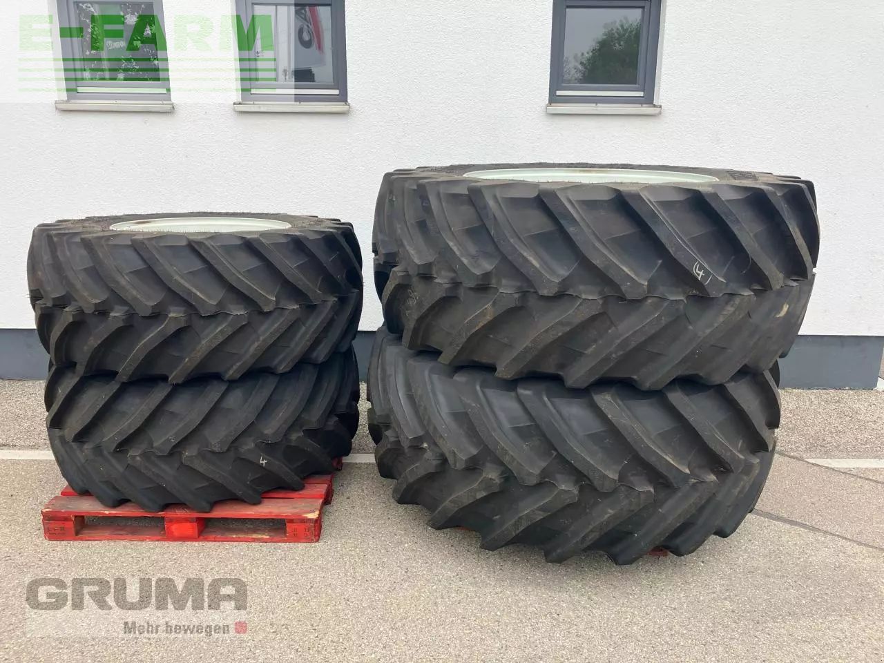 TRELLEBORG kompletträder 600/60r30 u. 710/60r42 tm 1060 Wheel and track €10,924