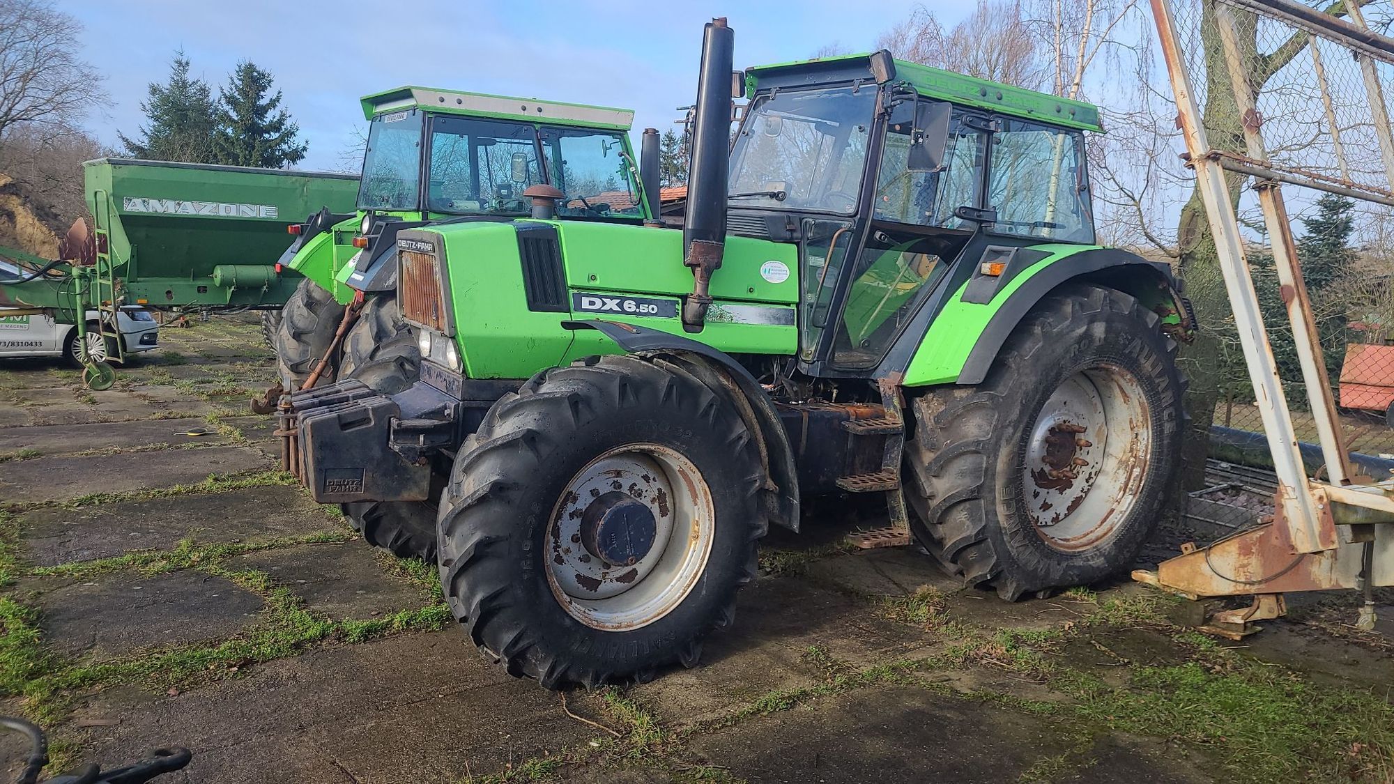 E-FARM: Deutz-Fahr DX 6.50 - Traktor - id A1WNS3S - 15 800 € - Rok produkcji: 1989 - Moc silnika: 137,32,Niemcy