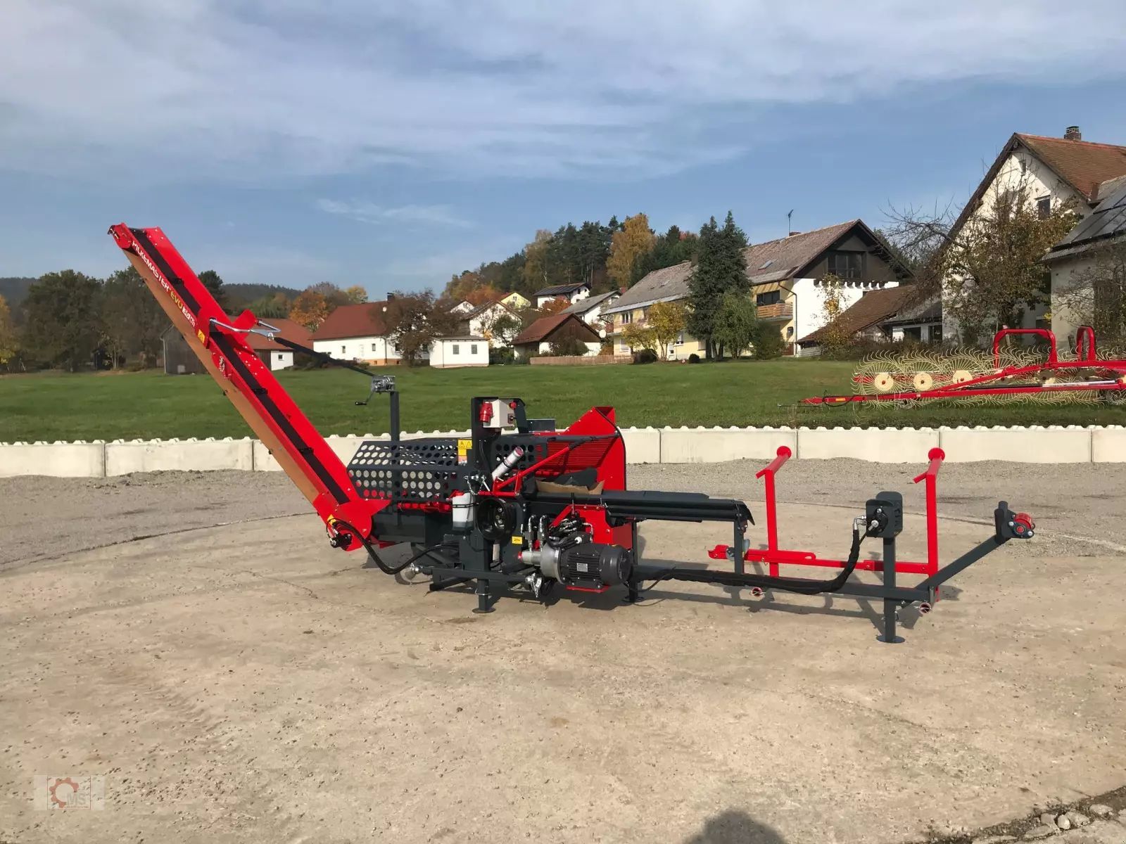Pilkemaster evo 36 hc lite em 10t stammheber elektroantrieb Saw and splitter