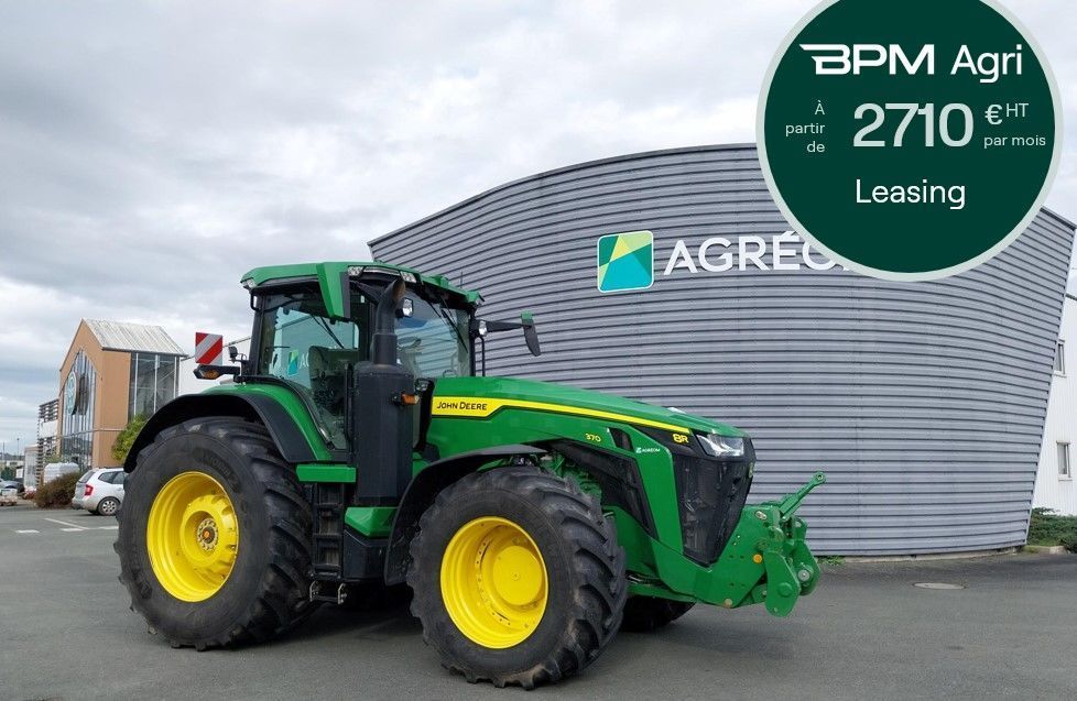 E-FARM: John Deere 8R 370 - Tracteur - id YSUSRS6 - 245 000 € - Année: 2024 - Lecture du nombre d'heure: 1 250,Puissance du moteur (chevaux): 370,France