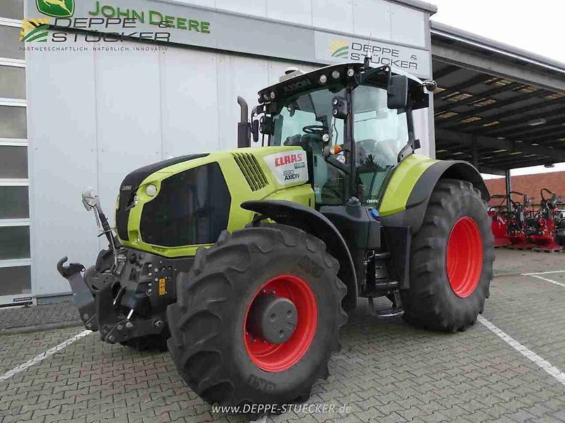 E-FARM: Claas Axion 830 CMATIC - Tractor - id SVQGH4K - €78,900 - Year of construction: 2014 - Engine hours: 5,528,Engine power (HP): 196,Germany