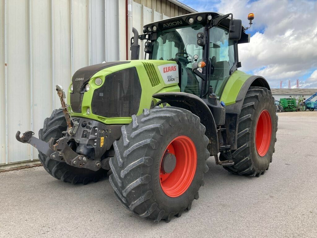 E-FARM: Claas Axion 830 CMATIC - Tractor - id PUANQAP - €76,500 - Year of construction: 2014 - Engine hours: 5,300,Engine power (HP): 230,France