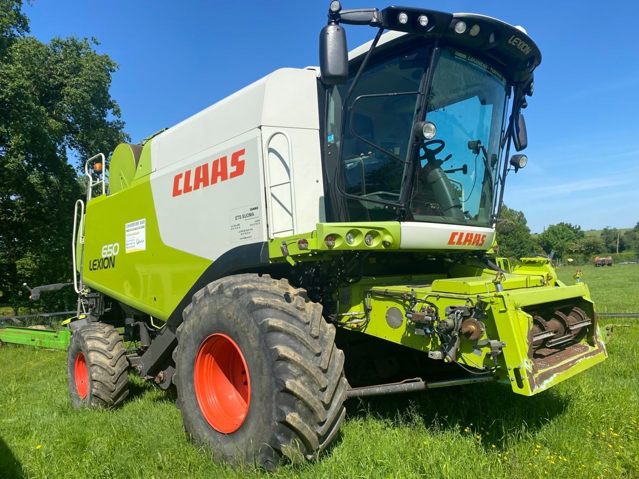 E-FARM: Claas Lexion 650 - Cosechadora - id Q4YXBWC - 115.000 € - Año: 2012 - Horas: 4235,Potencia del motor: 339,Francia