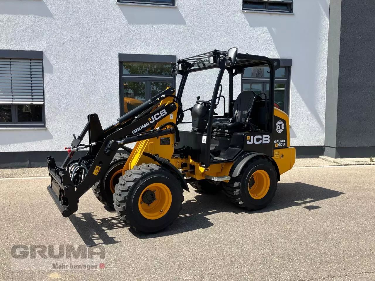 E-FARM: JCB 403 smart power - Τροχοφόρος φορτωτής  - id RSUCQ1E - 31.800 € - Χρονία: 2023 - Μετρητής ωρών: 6,Ισχύς κινητήρα: 26,Γερμανία