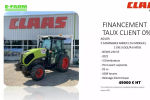 Claas Nexos 230 VE tractor 49.000 €