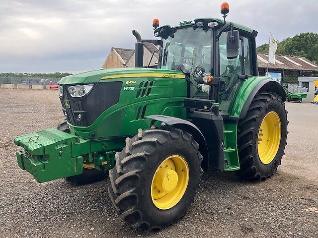 E-FARM: John Deere 6145 M - Tracteur - id TSGDSPQ - 91 622 € - Année: 2024 - Lecture du nombre d'heure: 490,Puissance du moteur (chevaux): 145,Royaume-Uni