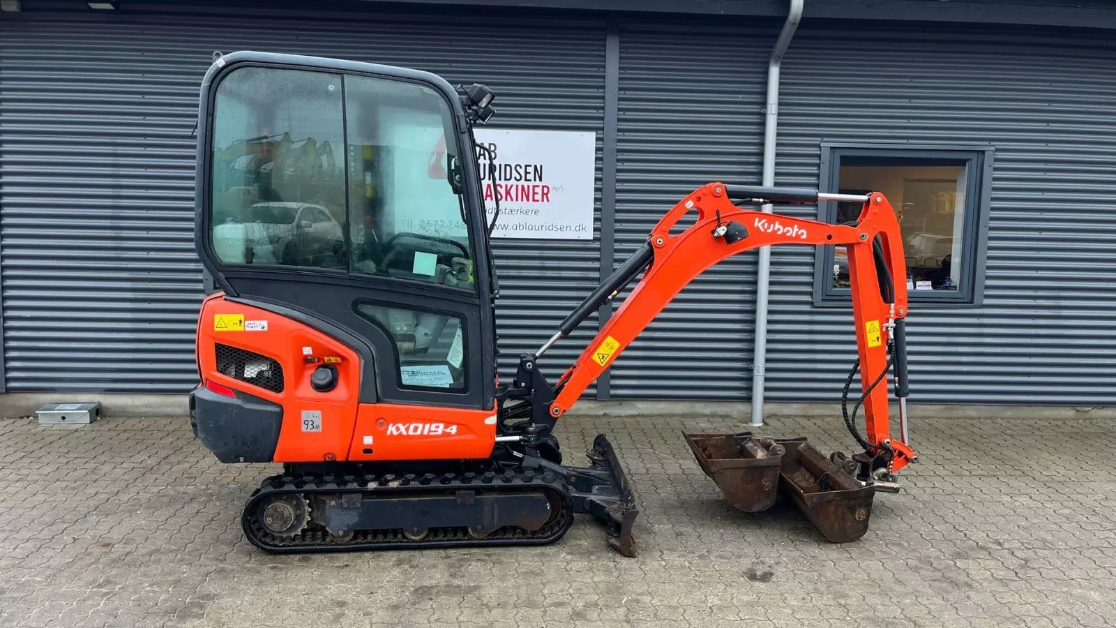 Kubota kx019-4 tiltman med hydraulisk skovlskifte Gravemaskine 22.085 €