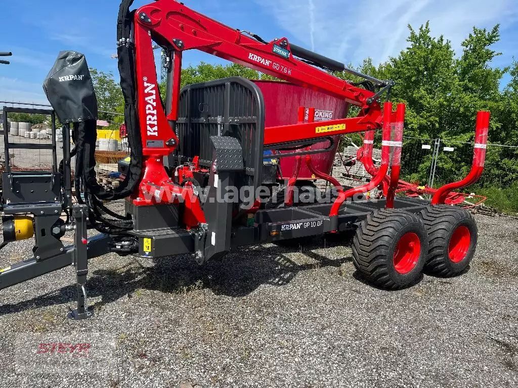 E-FARM: Krpan gp 10df rückewagen, kran 7,6k ausstellungsmaschi - Forstanhänger - id ULI11I9 - 28.750 € - Baujahr: 2024 - Österreich