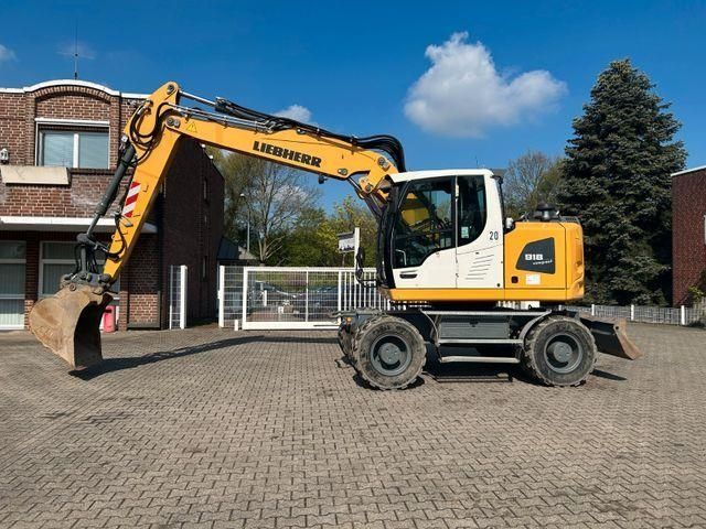 Liebherr a 918 compact nur 7650 arbeitsstunden ! Excavadora de ruedas