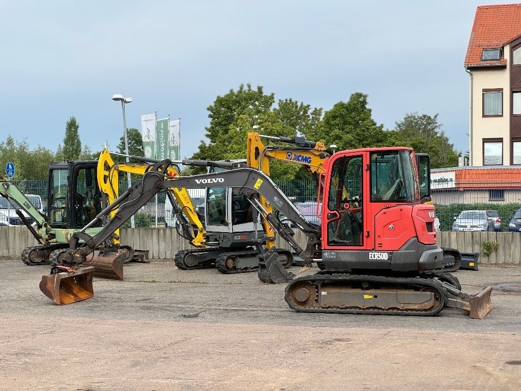 VOLVO ecr 50 d, ecr50 2x löffel, ms 03, ac, 2.800bh, Minikoparka 25 900 €