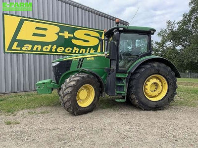 E-FARM: John Deere 7230 R - Tractor - id EAWPZTZ - €84,900 - Year of construction: 2015 - Engine hours: 5,256,Engine power (HP): 231.14,Germany