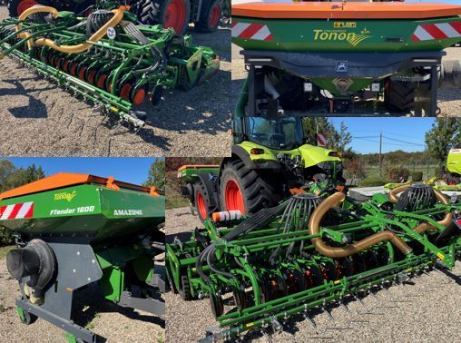 Amazone 6002-2 + Ftender 1600 Drilling machine combination €92,000