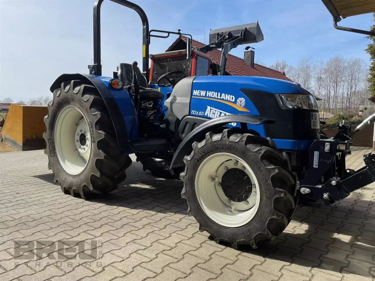 E-FARM: New Holland TD3.50 - Traktor - id BRE5LXN - 24.954 € - Baujahr: 2015 - Abgelesene Motorstunden: 143,Motorleistung (PS): 48,Deutschland