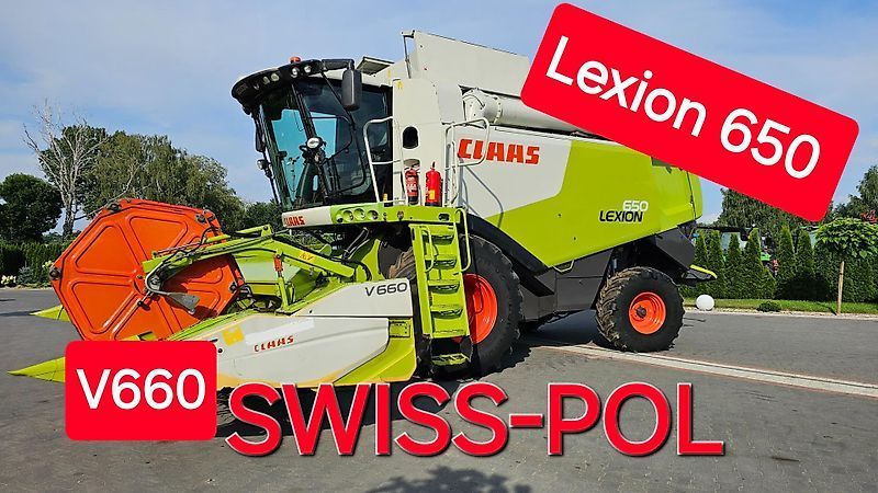 E-FARM: Claas Lexion 650 - Moissoneuse-batteuse - id AFDSWWK - 107 271 € - Année: 2011 - Lecture du nombre d'heure: 3 030,Pologne