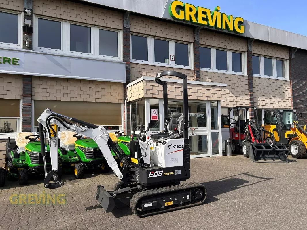 E-FARM: Bobcat e08 aktion - Minibagger - id QGGNKMN - 16.000 € - Baujahr: 2023 - Deutschland