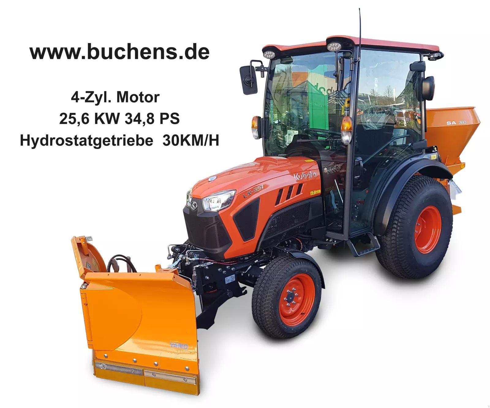 Kubota LX-351 Tractor €48,900