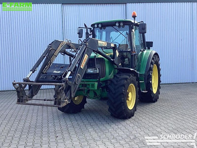 E-FARM: John Deere 6420 Premium - Tractor - id TBJBSTM - €36,885 - Year of construction: 2003 - Engine hours: 7,677,Engine power (HP): 122,Germany