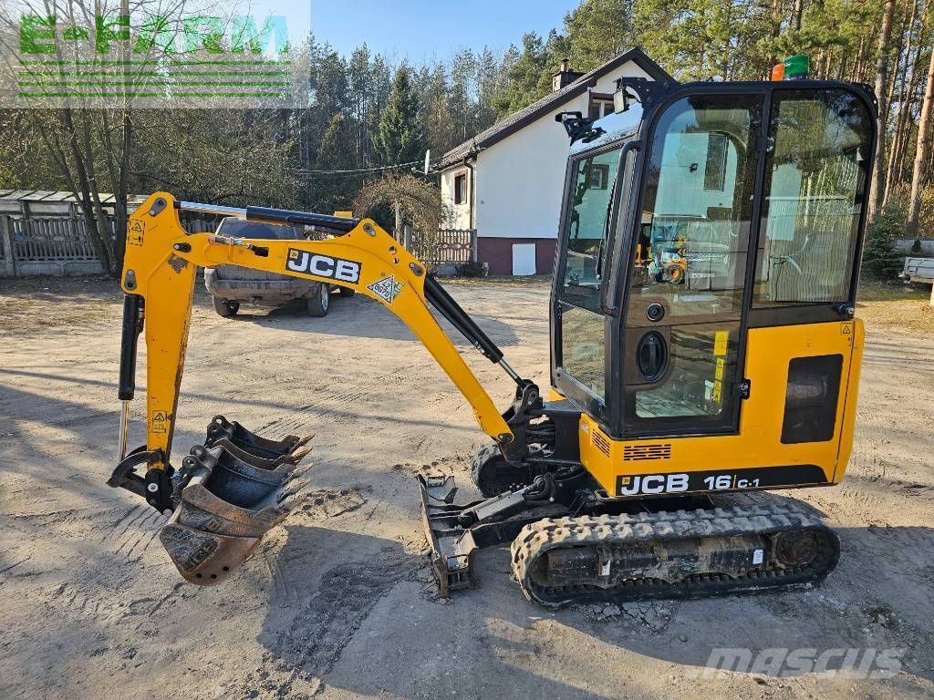JCB 16 c-1, 16c-1, jak kubota cat 301.6, 8018,ec18, k Mini excavator €15,378