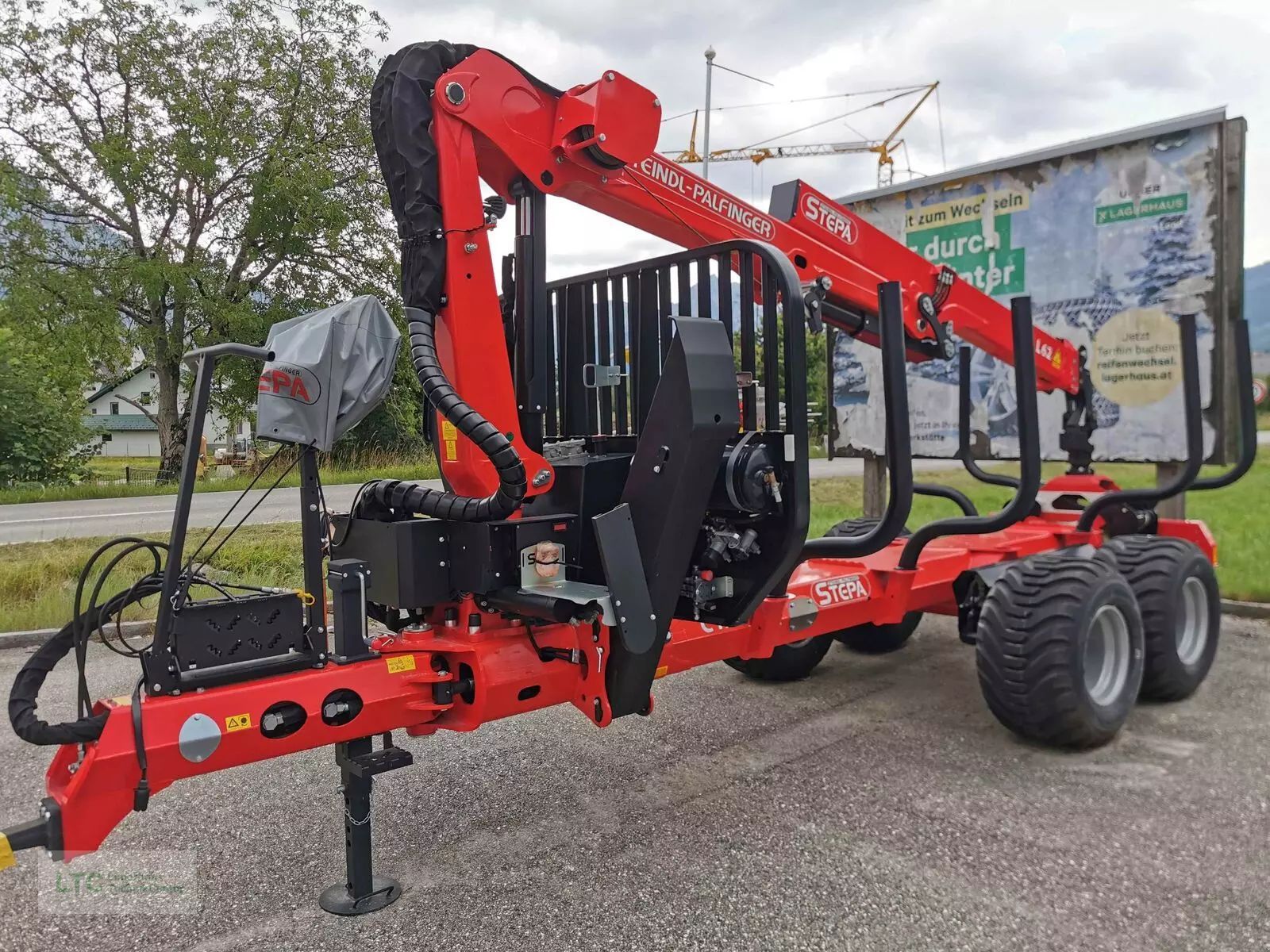 E-FARM: STEPA c 12 ak mit fl 6295 kran - Forstanhänger - id NQSWMPD - 46.658 € - Baujahr: 2023 - Österreich