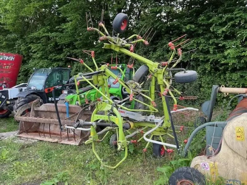 E-FARM: Claas Volto 870 - Karuzelowy przetrząsacz do siana - id EF9EHIE - 6800 € - Rok produkcji: 2014 - Francja