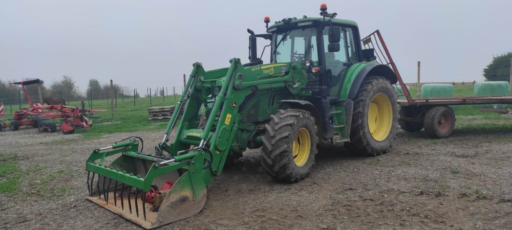 E-FARM: John Deere 6110 M - Tracteur - id BFETAGM - 73 000 € - Année: 2020 - Lecture du nombre d'heure: 3 300,Puissance du moteur (chevaux): 110,France