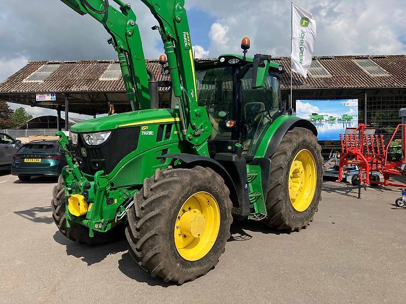 E-FARM: John Deere 6R 185 - Traktor - id WEHUSLE - Baujahr: 2023 - Abgelesene Motorstunden: 1.675,Vereinigtes Königreich