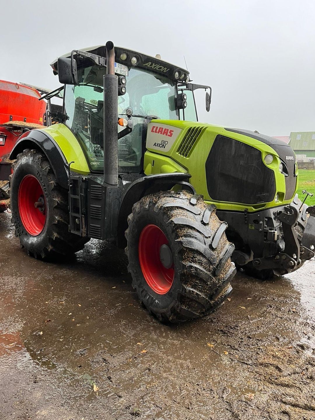 E-FARM: Claas Axion 810 CMATIC - Tractor - id XGSVHA6 - €65,000 - Year of construction: 2015 - Engine hours: 7,450,Engine power (HP): 205,Germany