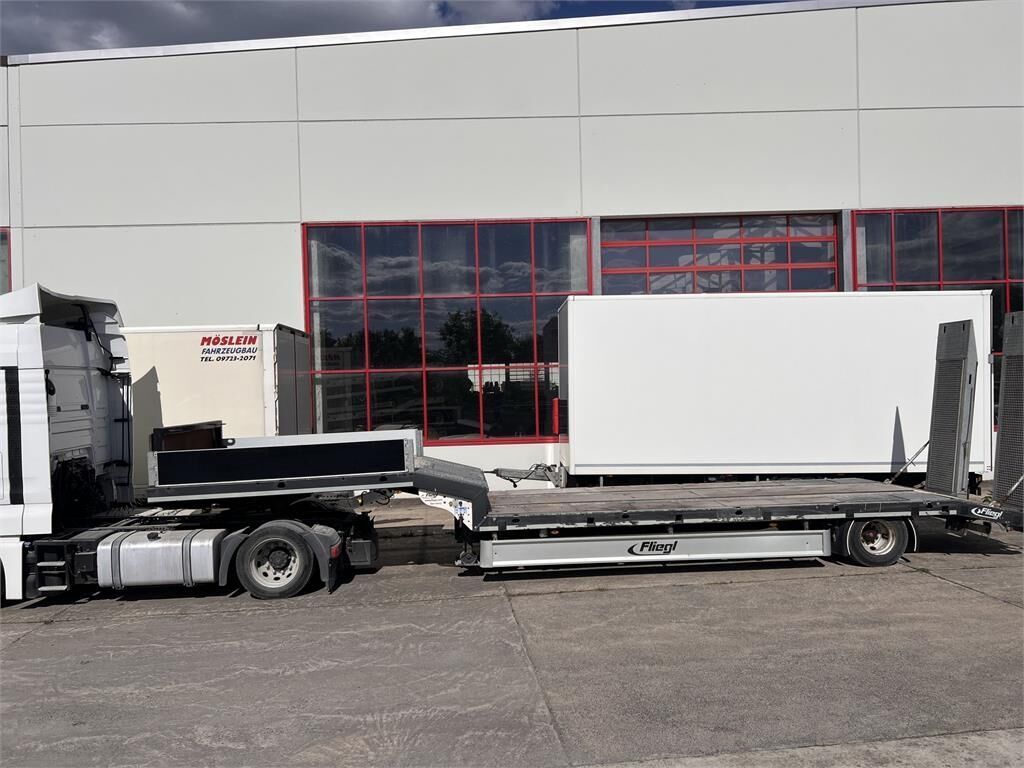 Fliegl ses210 1 achs satteltieflader Pótkocsik 22 500 EUR
