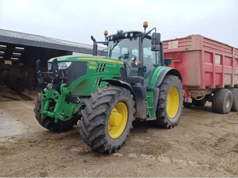 E-FARM: John Deere 6155 M - Traktor - id X2QUDQE - 80.000 € - Baujahr: 2019 - Abgelesene Motorstunden: 3.750,Motorleistung (PS): 155,Frankreich