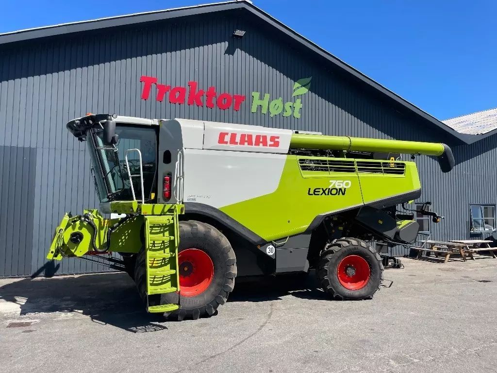 E-FARM: Claas Lexion 760 - Combine harvester - id KN5DCMU - €210,956 - Year of construction: 2016 - Engine hours: 1,544,Engine power (HP): 503,Denmark